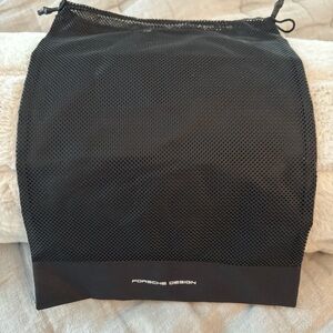 Porsche Design Black Mesh Face Mask Bag